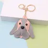 Chaveiro Criativo de Cachorro em Couro, Bulldog Francês Cartoon Fofo, Pingente de Bolsa Requintado de Alta Qualidade, Acessórios, Pequenos Presentes