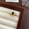 Anel Aberto Coração de Girassol Vintage Nicho Requintado Simples Retro Luxo Leve Versátil para o Dia a Dia Anel para o Dedo Indicador