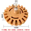 Roda de borracha de 3,5 polegadas 4 polegadas para remover placa de borracha roda de borracha pneumática para remover tinta roda de borracha para remover placa de borracha adesivo de carro para remover roda de borracha