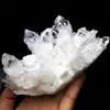 Venta al por mayor de fabricantes de racimos de cristal blanco natural, especímenes minerales, piedras energéticas, racimos de cristal de piña, decoraciones para el hogar desmagnetizantes
