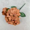 Flor de Hortensia Artificial con 5 Ramas y Pétalos Grandes, Flor de Seda para Boda y Decoración del Hogar, Adorno de Arreglo de Flores Falsas, Disponible en Múltiples Colores