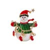 Nuevos Broches de Serie Navideña: Campanitas de Muñeco de Nieve Lindas, Decoraciones de Ropa de Moda, Broches para Fiesta de Navidad