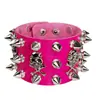 Pulseira Punk Não-Mainstream Transfronteiriça Europeia e Americana Hip-Hop Performance Pulseira de Couro Cabeça de Fantasma Presente de Feriado para Casal Pulseira de Pulso