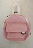 Bolsa de ombro feminina simples e casual multiuso 2024 Nova mochila pequena em veludo texturizado estilo coreano bolsa feminina ins