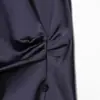 Comércio Exterior Transfronteiriço Atacado Moda Feminina Outono e Inverno 2025 Patchwork de Renda Estilo Europeu e Americano Vestido Mini de Cetim de Seda