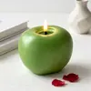 Molde de Silicone de Maçã DIY Personalizado para Velas Aromáticas, Vela de Maçã Espiral Simulada