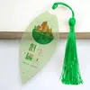 Marcapáginas de hoja con temática de ahorro de energía y protección del medio ambiente, espécimen de planta natural, regalo cultural y creativo, herramienta de lectura para estudiantes, regalo de graduación
