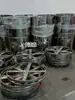 Carrinho de Transporte de Carrinho de Virada com Rodas, Suporte Base para Balde de Sopa de Aço Inoxidável Móvel, Carrinho de Balde Redondo de Aço Inoxidável Extra Espesso