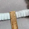 Borda de renda de chifon branca de dupla camada com 3CM de largura para gola, punho, almofada de sofá, decoração DIY e acessórios de vestuário