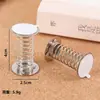 Accesorios de metal acrílico al por mayor base de resorte doble cara con pegamento música mecedora juguete DIY accesorios decorativos adornos