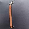 Venta al por Mayor de Fábrica Llavero de Metal Colorido Cuerda Elástica Cuerda Retráctil Llavero Juego de Tarjetas Lanyard para Bolsa Cuerda de Resorte de Plástico