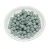 Jadeíta Natural Grado A agua azul cuentas redondas de 8 mm al por mayor DIY pulsera collar de joyería de jade accesorios de cuentas de jade