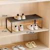 Panel divisor de zapatero expandible, herramienta mágica para guardar zapatos, divisor de zapatero, panel divisor de almacenamiento de armario, estante de soporte para zapatos