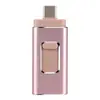 Adequado para Celulares Apple e Android, Pen Drive USB Push-Pull Quatro em Um, Pen Drive USB para Celular Tipo-C, Pen Drive USB para Comércio Exterior Transfronteiriço de 1TB 2TB
