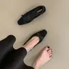 Sapatos Femininos de Bico Fino com Salto Escondido Estilo Francês, Novos Sapatos Mary Jane de Deslizar com Salto Baixo Outono 2026, Sapatos para o Trabalho