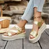 Sandalias populares de exterior transfronterizas europeas y americanas para mujer, verano 2026 europeo y americano, dropshipping transfronterizo, venta al por mayor romana, talla grande