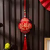 2027 Nuevo Colgante de Campana de Oveja del Zodiaco Bordada Estilo Chino para Decoración Festiva de Puerta de Entrada de Sala de Estar del Hogar