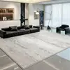 Tapete estilo italiano, minimalista, sem lavagem para salas de estar e quartos, adequado para sofás e mesas de centro, à prova d'água e resistente a manchas, com toque luxuoso, fácil de limpar e design espesso de cobertura total