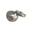 Anillos de Letra Minimalistas Estilo Ins Vintage para Mujer, Diseño de Nicho de Lujo Ligero con un Toque de Alta Gama, Anillo Abierto para Dedo Índice