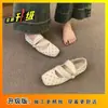 Sapatos de noite retrô franceses para mulheres, outono de 2026, estilo coreano, com bolinhas, bico quadrado, baixos, estilo ballet, Mary Jane