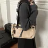 Bolsa Satchel Retro de Aparência Sofisticada para o Trabalho para Mulheres 2025 Inverno Nova Estilo Coreano Casual Nicho Bolsa de Ombro Estilosa Tendência