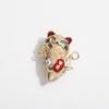 Lucky Cat série gotejamento de óleo pingente da sorte diy chaveiro pulseira saco celular personalidade moda fábrica vendas diretas