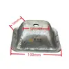 Pie de Estante Base Vertical Pie Base de Carga Tapa Final de Tubo Cuadrado Pie Carga Pesada Pie de Hierro Estante Apilable Taza de Pie Pie de Base de Acero