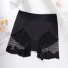 Bóxers Sexy de Encaje de Cintura Media para Mujer Delgados Antideslizantes Anti-dobladillo Talla Grande Transpirables de Algodón Puro Antibacterianos Pantalones de Seguridad