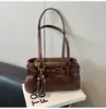 Diseño de Nicho Textura de Alta Gama Tendencia de Moda Bolso de Mano para Mujer Nuevo Retro Elegante Exquisito Bolso de Hombro Individual