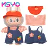Adecuado para Ropa de Muñeca Labubu, Peluche Vinilo Sentado Fiesta Primera, Segunda y Tercera Generación Traje de Falda de Repuesto