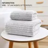 Toalha de Banho Gipsofila Simples Toalha Uso Doméstico Absorção de Água Secagem Rápida Não Solta Fiapos Toalha de Rosto Coral Fleece Casal Toalha Grande