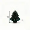Bolas de Papel Panal Transfronterizas con Bordes Dorados y Fijación Magnética para Decoraciones de Fiesta Navideña, Decoraciones de Panal de Papel Colgantes para Fiestas y Decoración del Hogar
