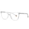 Lentes Anti-Luz Azul para Comercio Exterior, Lentes Llanos Decorativos que Pueden Ser Graduados, Venta al por Mayor Independiente, Montura Geométrica 2030, Montura Grande