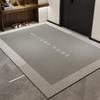 Alfombra de terciopelo de bucle de alta gama simple para puerta de entrada alfombra de entrada alfombra para sala de estar resistente a la suciedad resistente al desgaste alfombra para mesa de café se puede usar para el pelo