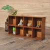 Zakka gaveta de madeira desktop sundries pequeno objeto caixa de armazenamento armário de madeira de madeira conjunto de chá de armazenamento