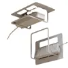 Estante de Colocación para Router Estante de Almacenamiento Wifi Soporte Adhesivo de Pared Set de Soportes Caja Superior Caja de Almacenamiento sin Perforaciones Parche