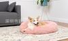 Canil Amazon de fábrica Cama para pet Kitty redonda longa de pelúcia tapete de inverno para cachorro tapete para pet tapete para gato cachorro de porte médio e pequeno