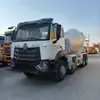 Caminhões betoneira Sinotruk Howo usados, caminhões-tanque de cimento de oito rodas e veículos de construção para exportação