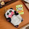Serie de Portatarjetas de Peluche Lindos de Dibujos Animados Bolsa para Guardar Identificación de Estudiante Funda Protectora para Tarjeta de Foto de Ídolo Venta al por Mayor