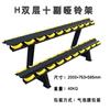Soporte para mancuernas de suministro directo transfronterizo comercial fábrica mayorista 10 pares 3 niveles 6 pares doble capa para el hogar multifuncional para fitness soporte para barra