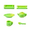 Tetera de Bambú Simulada Juego de Té Accesorios de Resina Material de Pegamento Crema Decoraciones de Escritorio DIY Adornos Juguetes para Casa de Muñecas