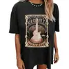 Diseñadas Especialmente para Ventas Transfronterizas, Camisetas de Algodón Puro con Estampado de Banda de Rock para Hombres y Mujeres