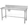 Mesa de trabalho para coleta de palha tipo desmontável mesa para restos de comida mesa de limpeza balcão de serviço aço inoxidável Guangzhou 304 aço branco mesa de trabalho