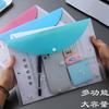 Carpeta creativa para estudiantes, carpeta, bolsa de archivo de color, bolsa de almacenamiento de archivos de oficina, bolsa de broche A4