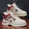 2026 Invierno Nuevo Estilo Felpa Gruesa Aumenta Altura Suela Gruesa Caña Alta Botas Martin Casual Deportivo Moda Versátil de Moda Algodón