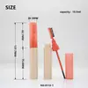 Novo Tubo de Máscara de Cílios Dupla Ponta com Pente Pequeno Tubo de Creme para Sobrancelhas 15ml Sérum para Crescimento de Cílios Tubo Vazio Material de Embalagem Cosmética