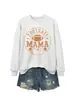 Amazon eBay sitio independiente moda casual deportiva para mujer fútbol mama rugby casco sudadera con capucha