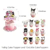 Decoraciones de Fiesta de Cumpleaños Temática Sanrio, Accesorios, Pancarta, Bandera, Topper para Pastel, Set de Globos