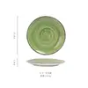 Platos de cerámica para hotel, diseño de salpicadura de tinta verde pino pintado a mano, fabricantes al por mayor, platos creativos para restaurante, cuenco para ensalada, vajilla