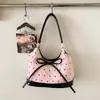 Bolso de hombro cruzado con lazo para mujer, nuevo de primavera-verano, para el antebrazo, único, casual, versátil, de compras, para chica linda